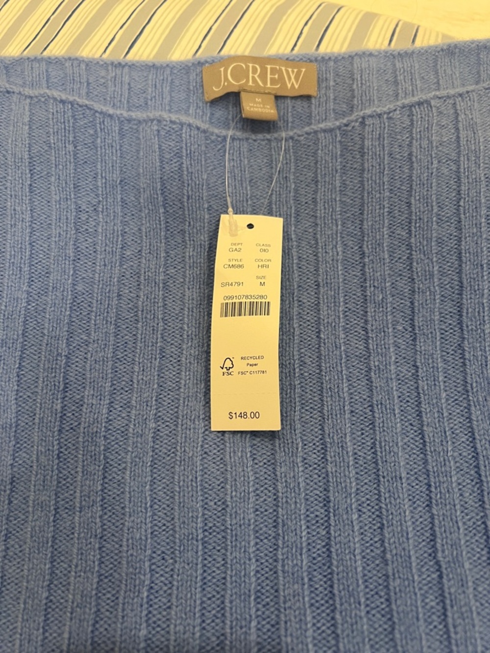 NWT J. Crew Boatneck Sweater